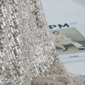 Nylon Knit Metallic Metal Sequin Embroidery Mesh Fabric